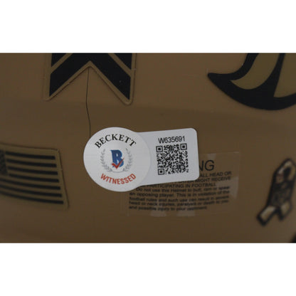 Champ Bailey Signed Denver Broncos 2023 Salute to Service Mini Helmet HOF