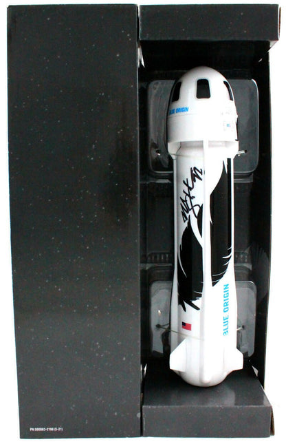 Michael Strahan Signed Blue Origin Mini Rocket - Black