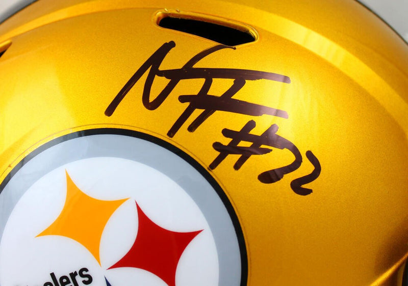 Najee Harris Signed Pittsburgh Steelers Full Size Flash Speed Helmet