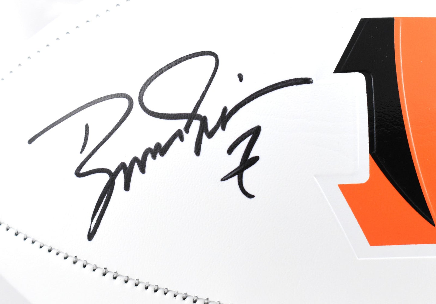 Boomer Esiason Autographed Cincinnati Bengals Logo Football