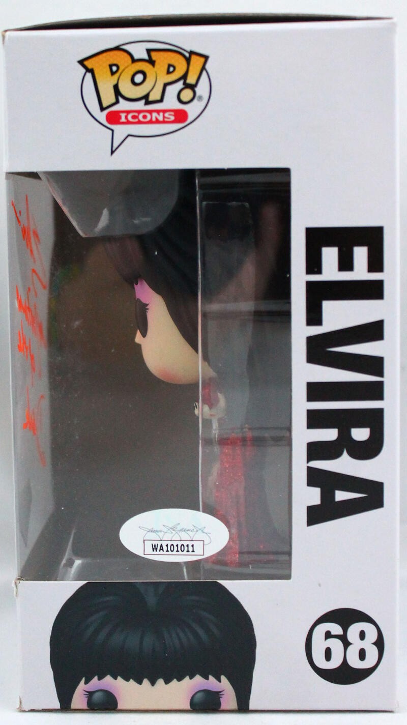 Cassandra Peterson Signed Elvira Funko Pop Figurine #68