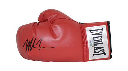 Mike Tyson Signed Everlast Red Boxing Glove