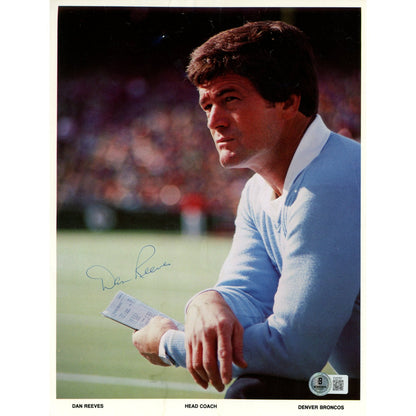 Dan Reeves Autographed Denver Broncos Magazine Page