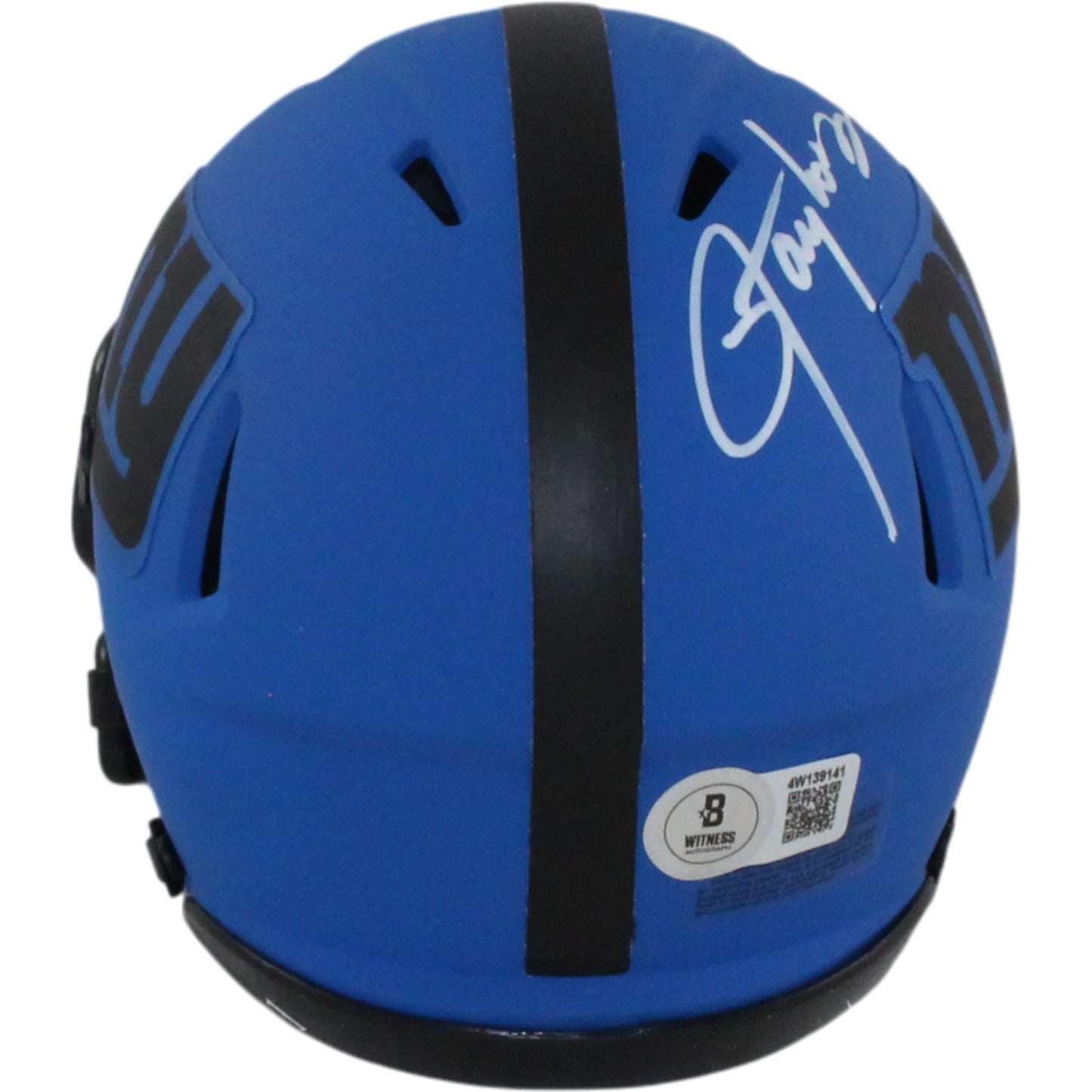 Lawrence Taylor New York Giants Rave Mini Helmet Autographed (BAS)