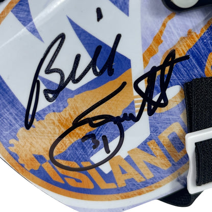 Billy Smith Signed New York Islanders Mini Goalie Mask Beckett Witnessed