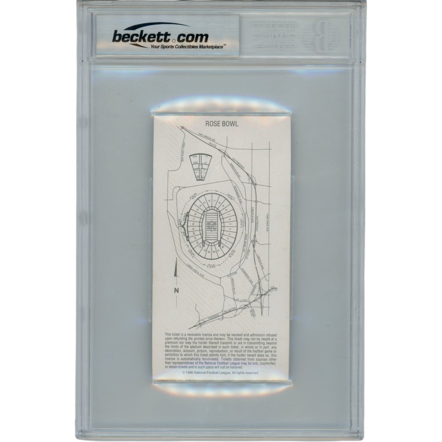Phil Simms Autographed New York Giants Super Bowl XXI Ticket Stub (SB MVP)