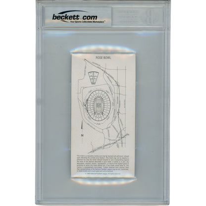 Phil Simms Autographed New York Giants Super Bowl XXI Ticket Stub (SB MVP)