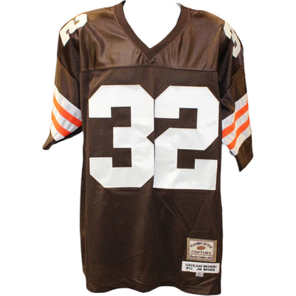 Jim Brown Signed Cleveland Browns Players of the Century Jersey (ROY)