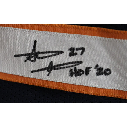 Steve Atwater Autographed Blue Pro Style Jersey (HOF Inscription)