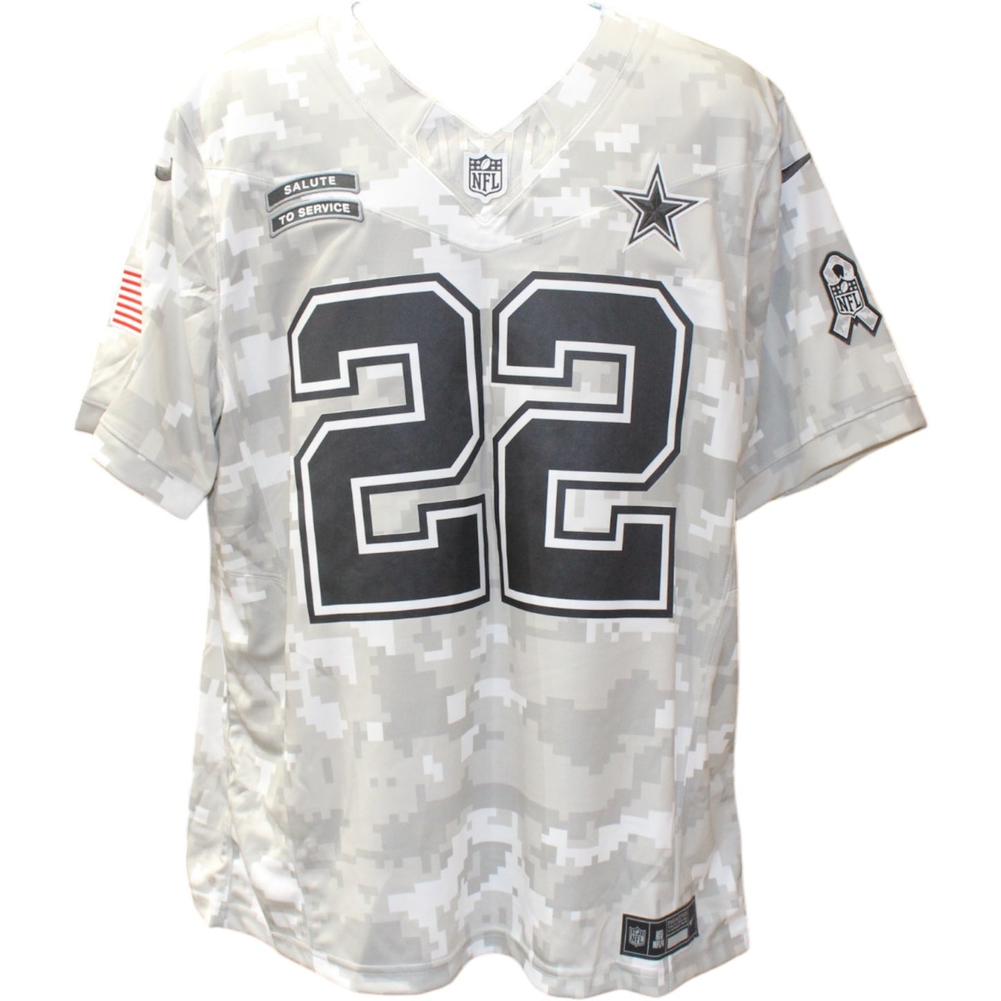 Emmitt Smith Autographed Dallas Cowboys Nike Arctic Jersey