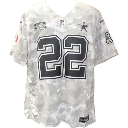 Emmitt Smith Autographed Dallas Cowboys Nike Arctic Jersey