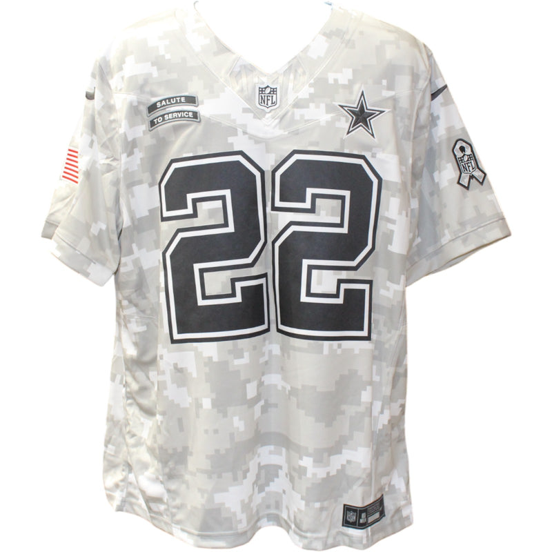 Emmitt Smith Autographed Dallas Cowboys Nike Arctic Jersey