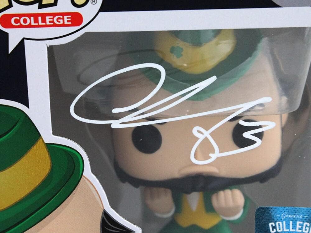 Chase Claypool Signed Notre Dame Funko Pop Figurine