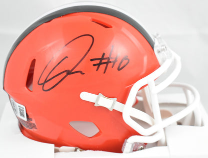 Quinshon Judkins Signed Cleveland Browns Speed Mini Helmet