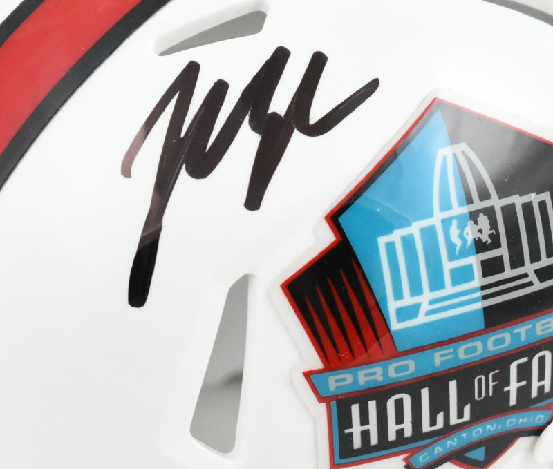 John Lynch Autographed Tampa Bay Buccaneers Hall of Fame Mini Helmet