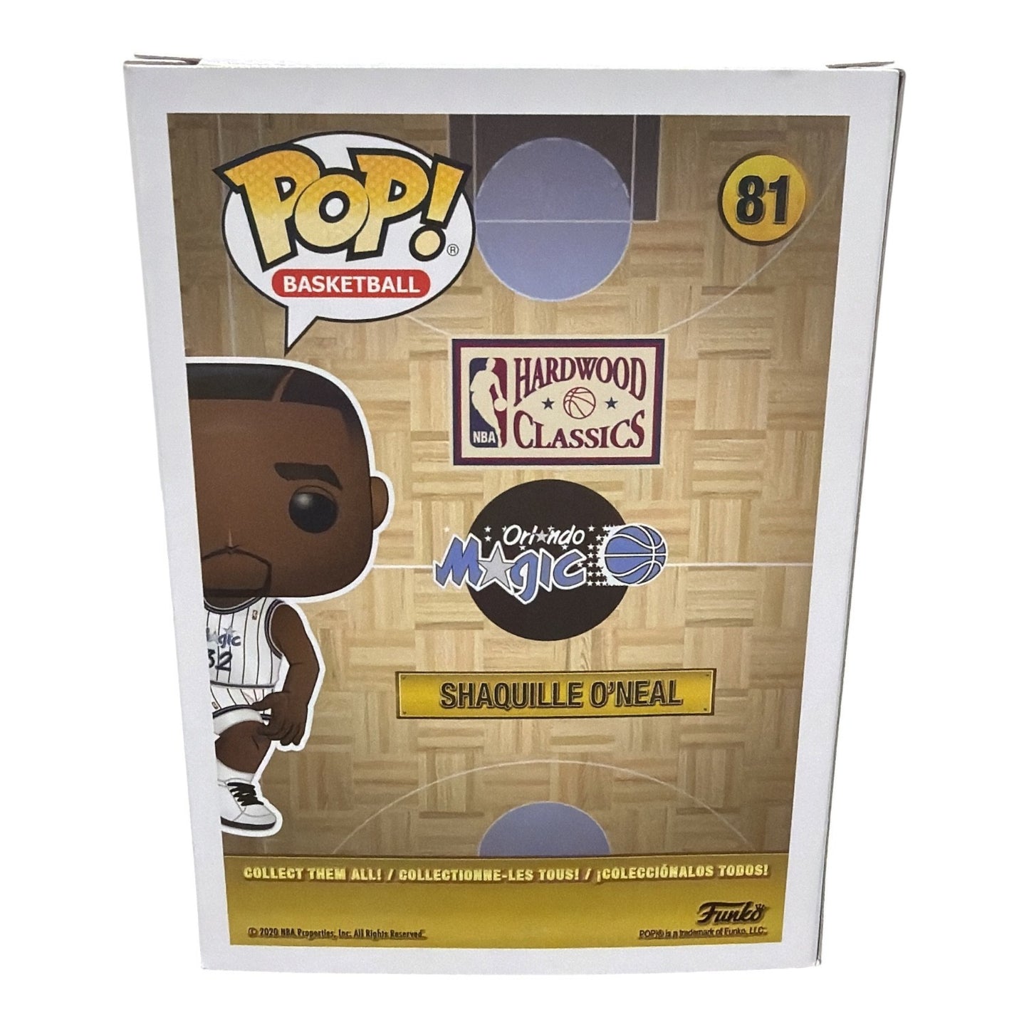 Shaquille O'Neal Signed Orlando Magic Funko Pop #81