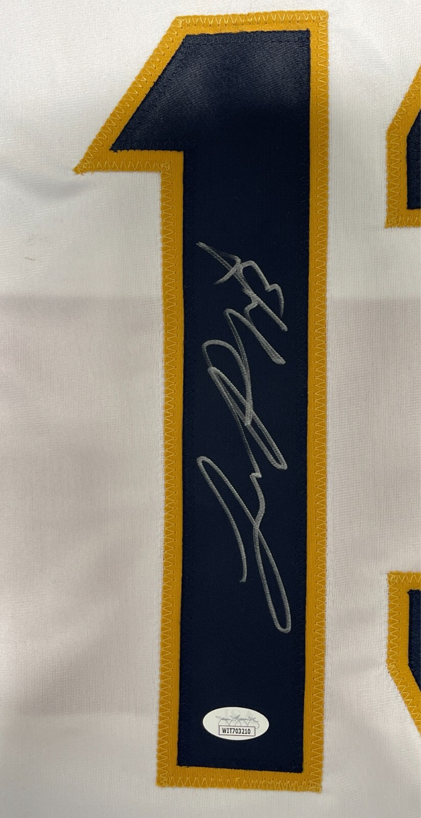 Sam Reinhart Signed Florida Panthers Custom White Jersey JSA COA