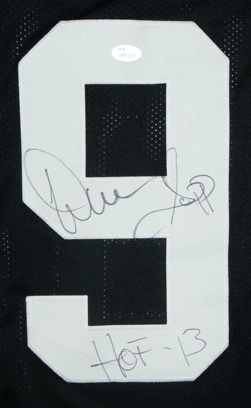 Warren Sapp Signed Black Custom Football Jersey (HOF Inscription)