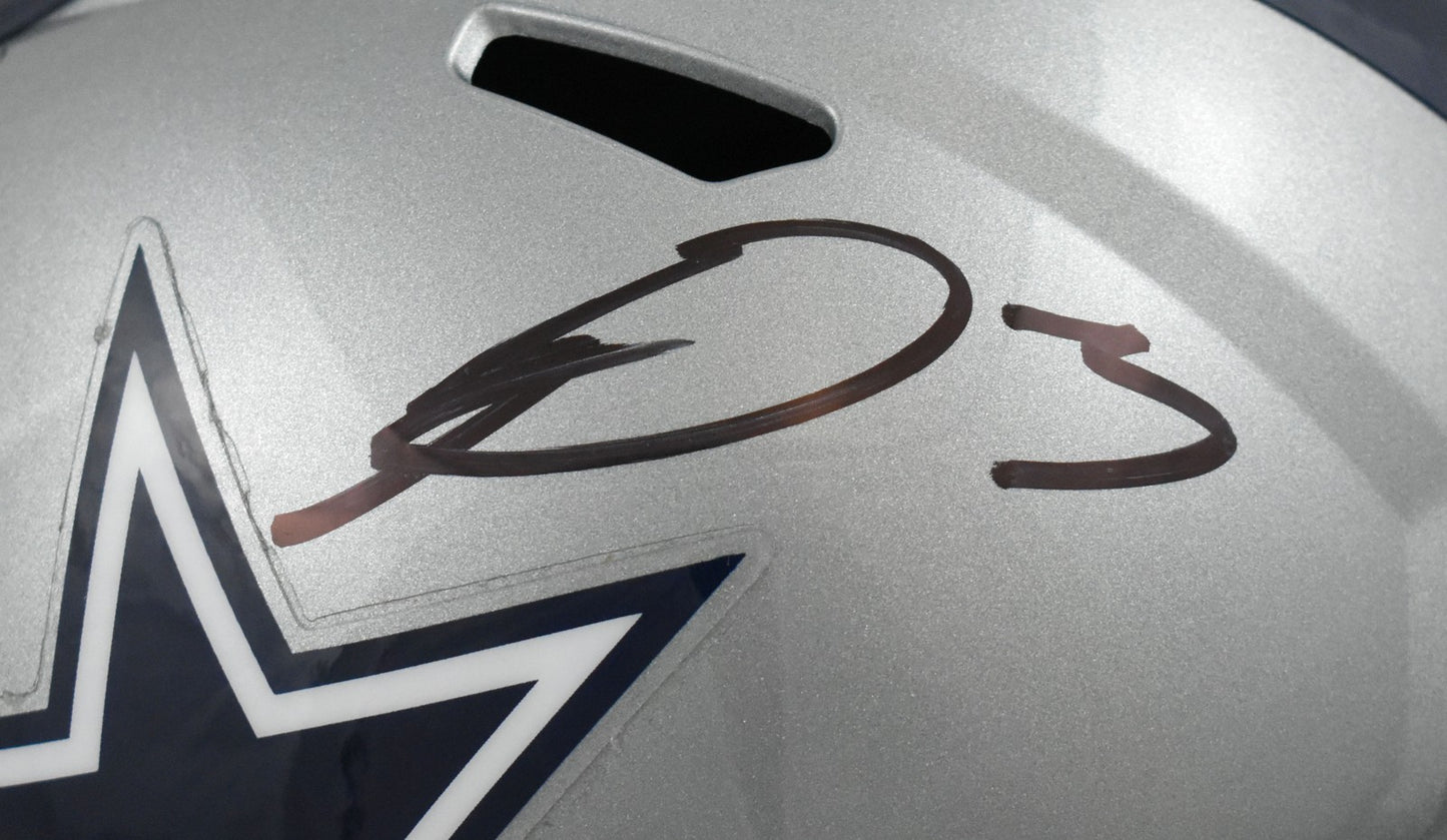 George Pickens Signed Dallas Cowboys Full Size Speed Replica Helmet