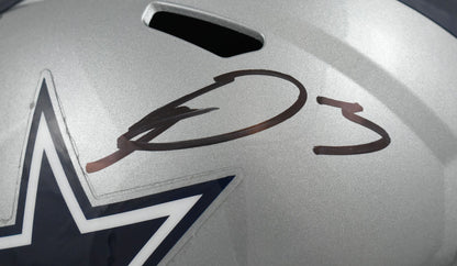 George Pickens Signed Dallas Cowboys Full Size Speed Replica Helmet