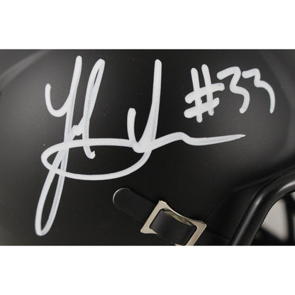 Jack Sawyer Autographed Ohio State Buckeyes Black Speed Mini Helmet