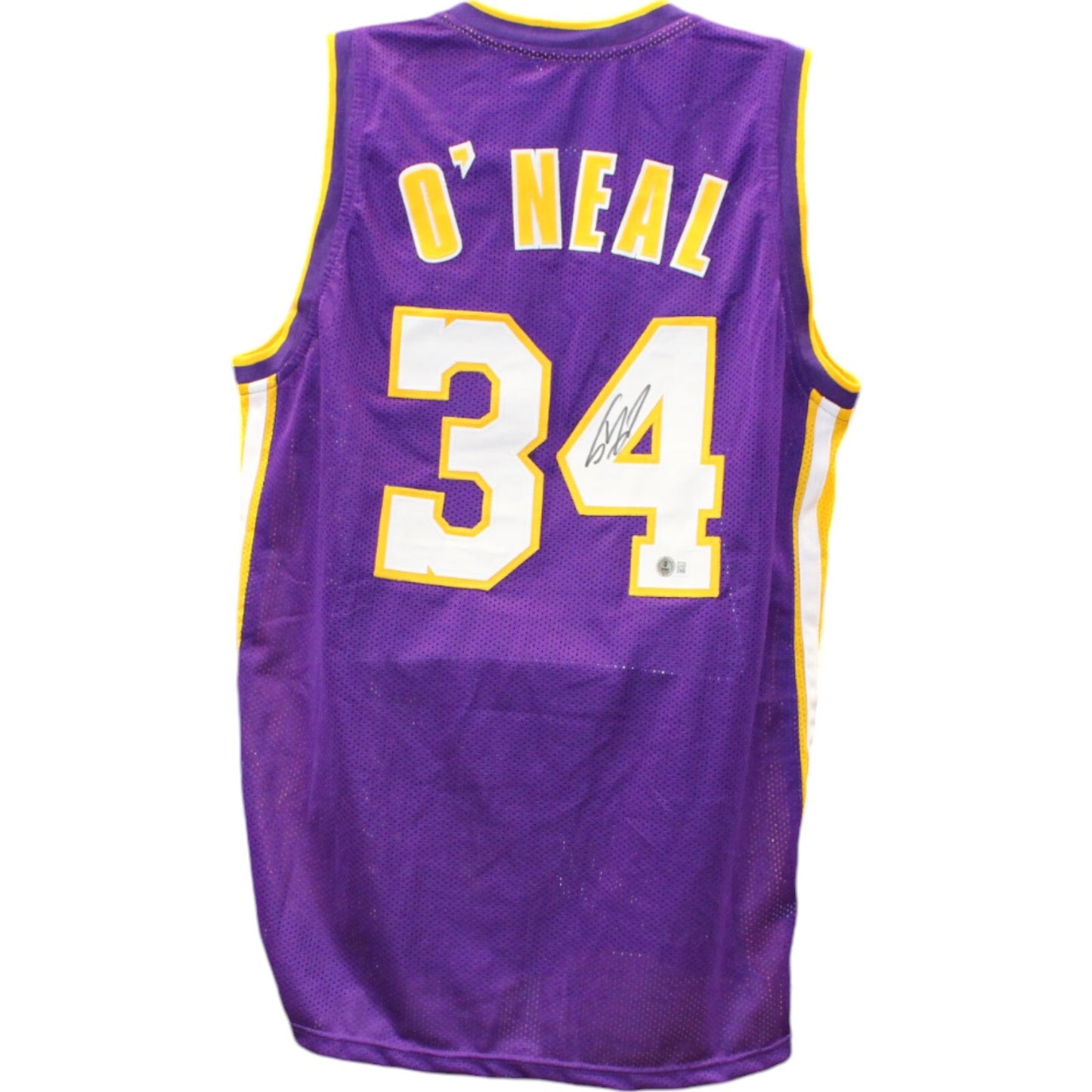 Shaquille O'Neal Autographed Pro Style Purple Jersey (Beckett)