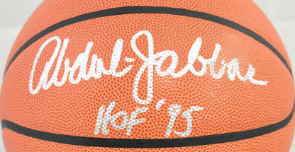 Kareem Abdul-Jabbar Autographed Wilson NBA Basketball - Inscribed HOF