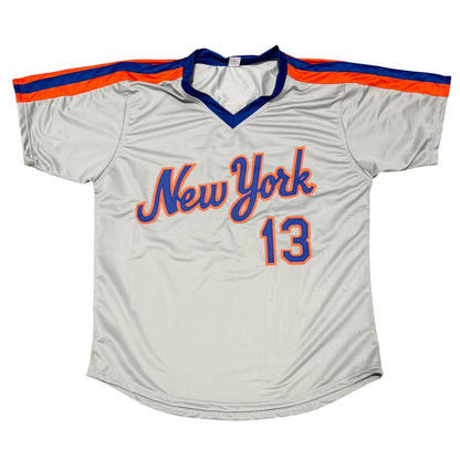 Lee Mazzilli Signed New York Mets Custom Jersey (86 WSC) JSA