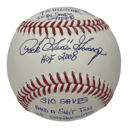 Rich "Goose" Gossage Signed Baseball with 6 Stat Inscriptions - Yankees HOF