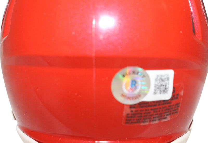 Jared Allen Kansas City Chiefs Autographed Mini Helmet Beckett BAS