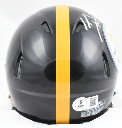 T.J. Watt Signed Pittsburgh Steelers Speed Mini Helmet