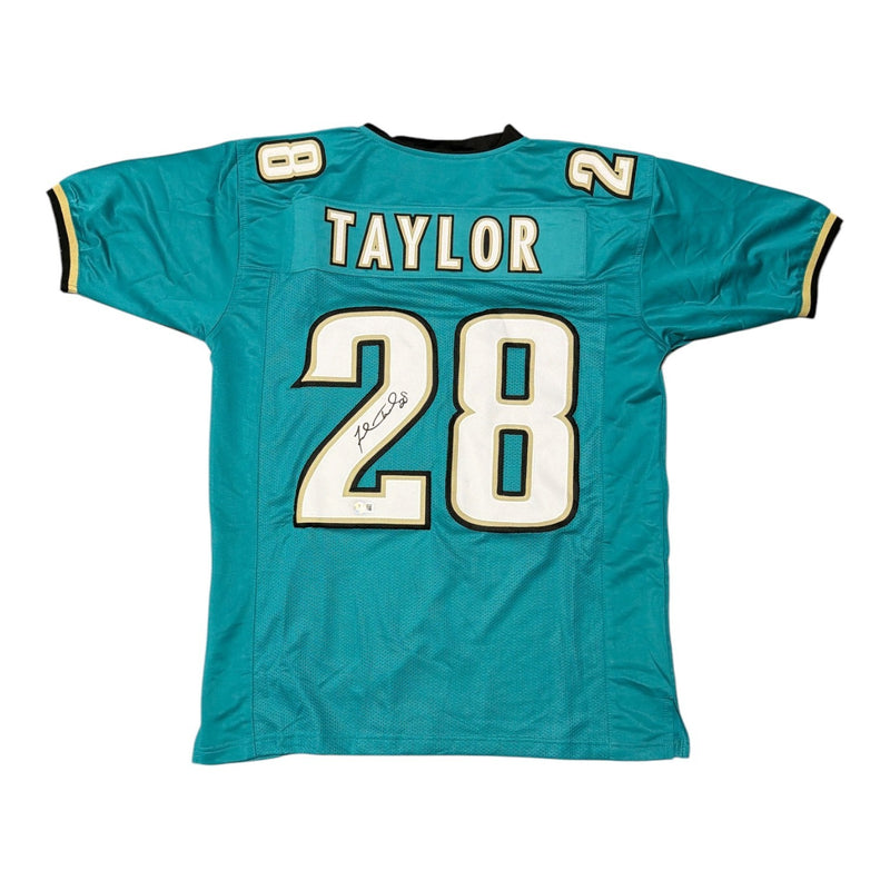 Fred Taylor Autographed Jacksonville Jaguars Custom Jersey