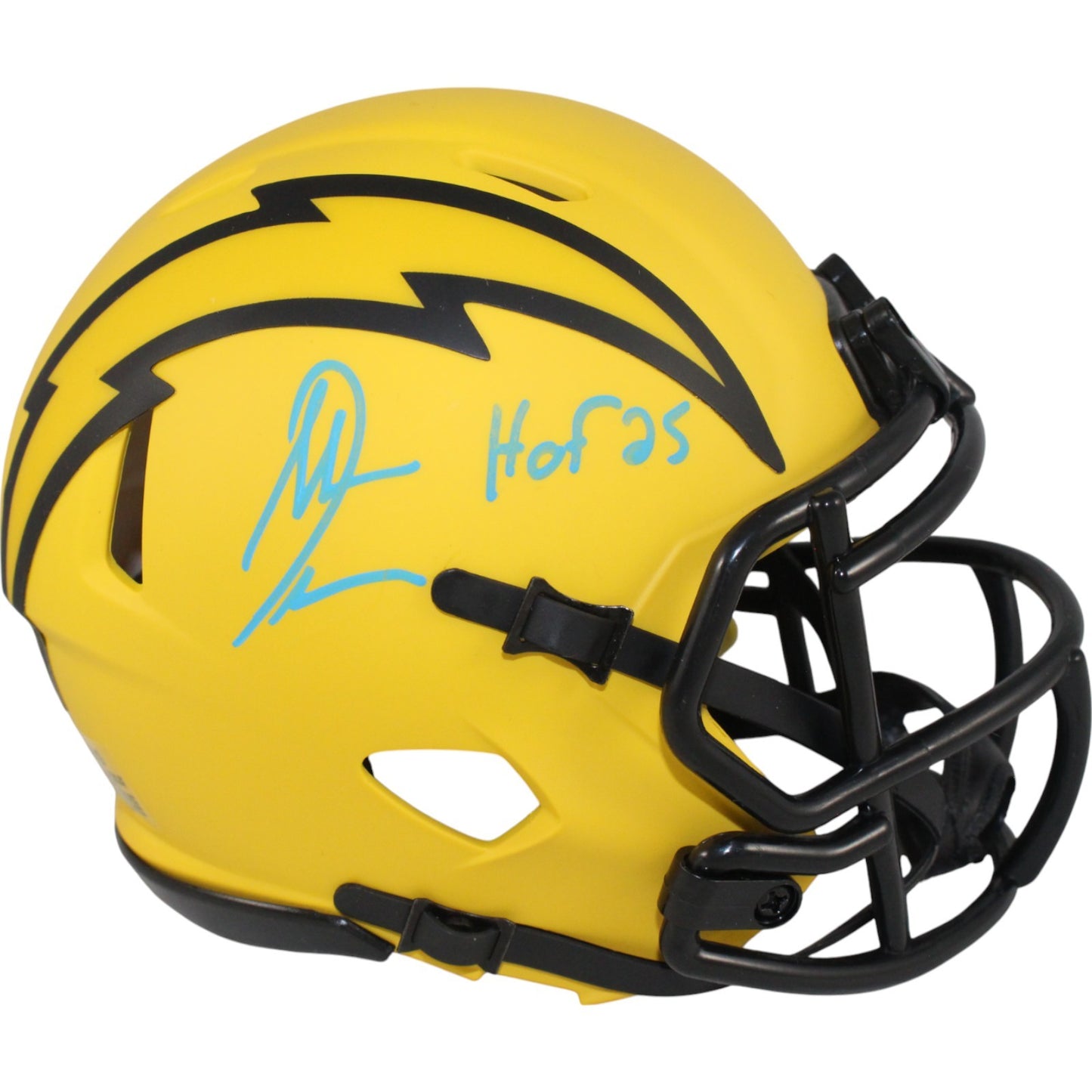 Antonio Gates San Diego Chargers Signed Rave Mini Helmet HOF Inscription
