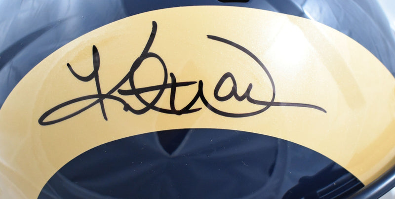 Kurt Warner Signed St. Louis Rams Full Size Speed Helmet