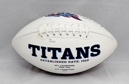 Marcus Mariota Autographed Tennessee Titans Logo Football