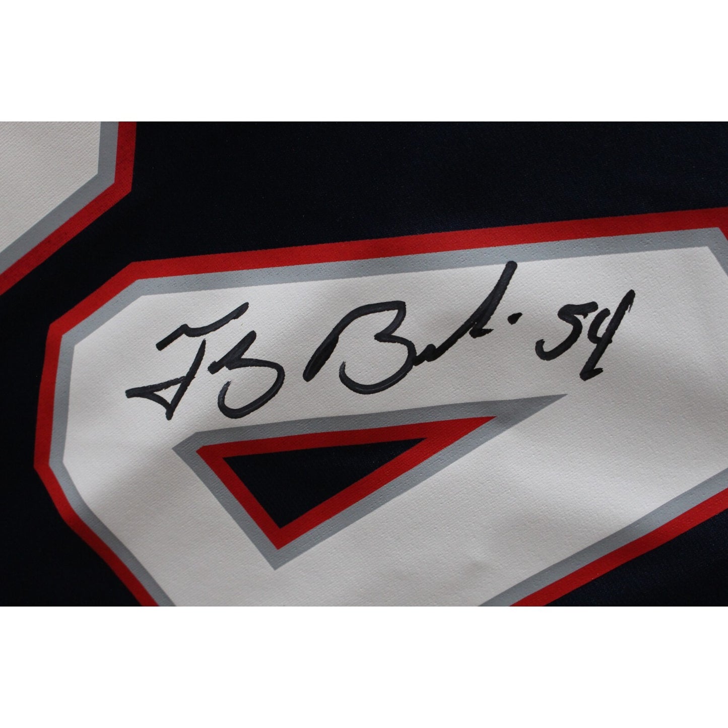Tedy Bruschi New England Patriots Autographed Nike Jersey