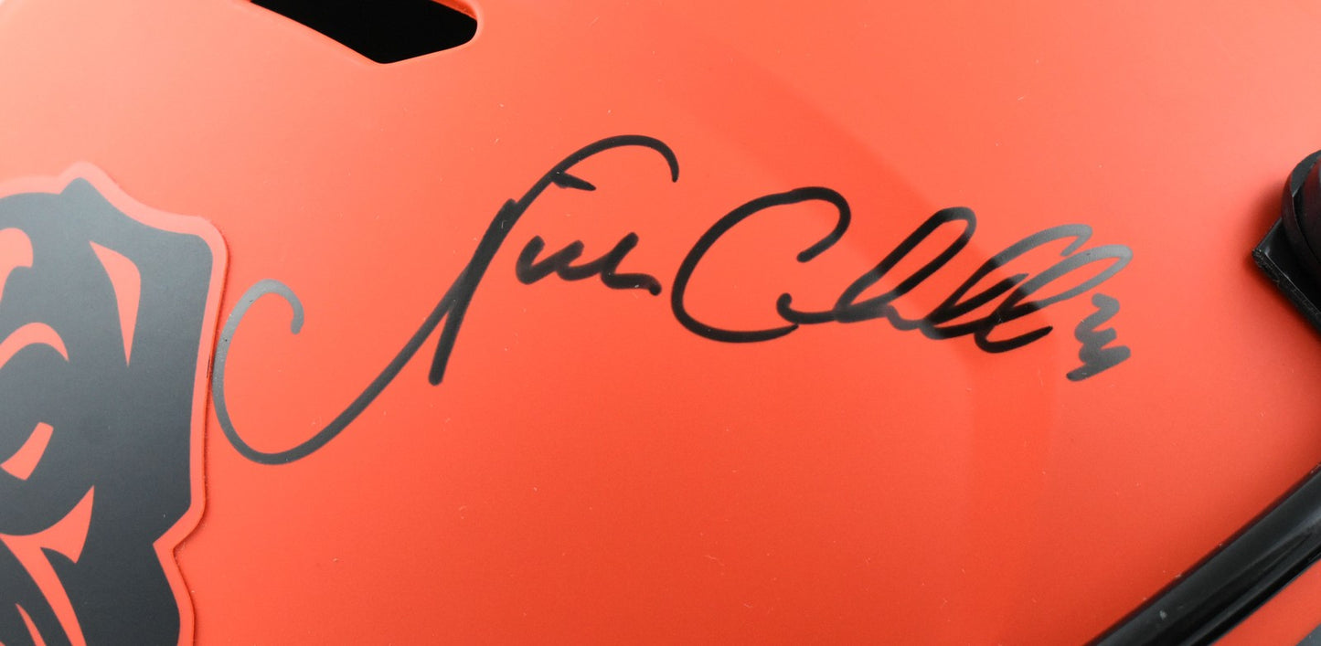 Nick Chubb Autographed Cleveland Browns Full Size Rave Speed Helmet