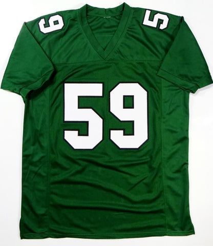 Seth Joyner Autographed Philadelphia Eagles Style Green Custom Jersey