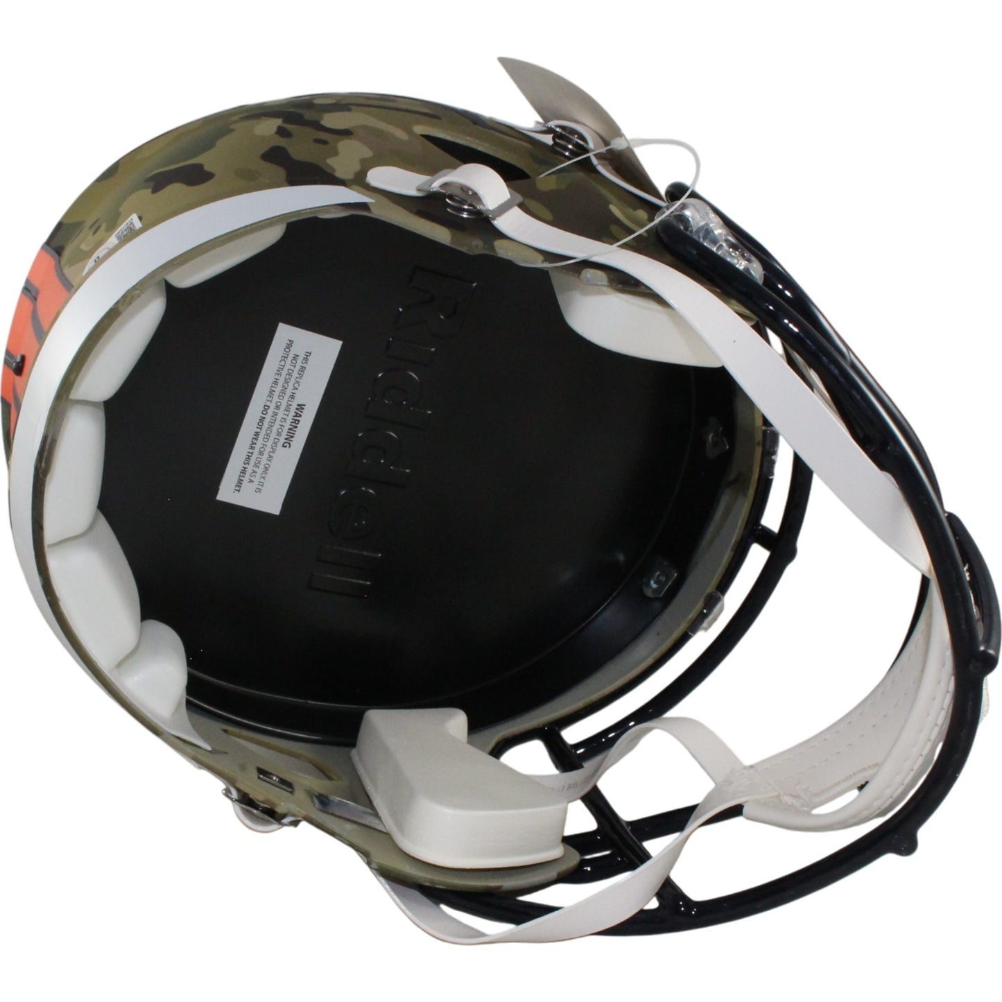 Bo Nix Autographed Denver Broncos Full Size Camo Helmet