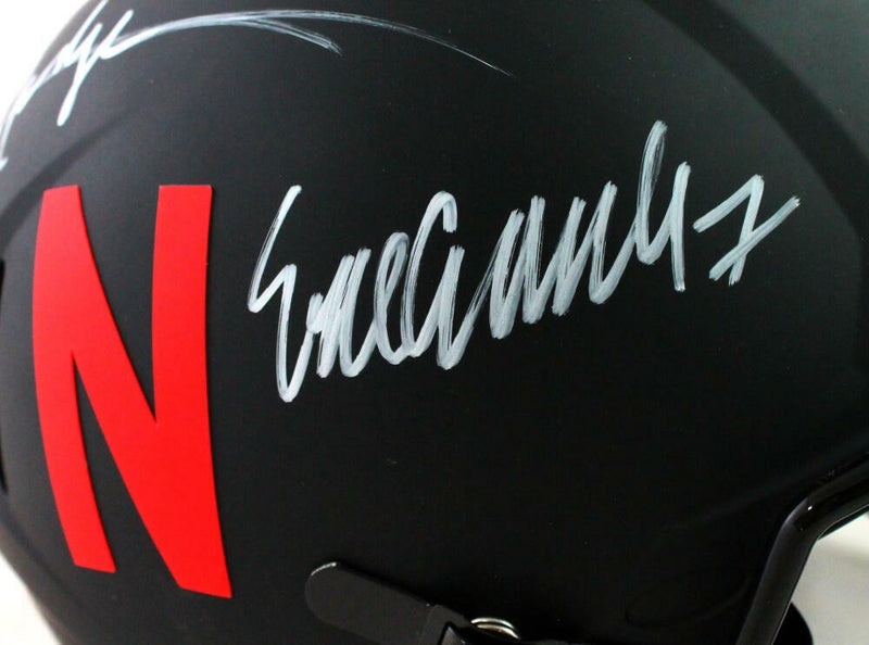 Crouch, Rozier & Rodgers Signed Nebraska Eclipse Authentic Helmet