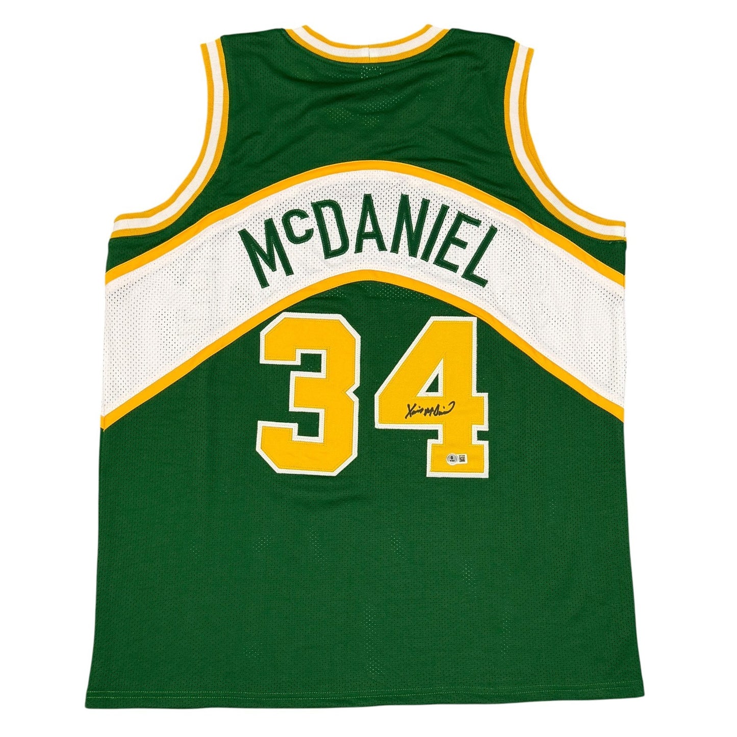 Xavier McDaniel Signed Seattle SuperSonics Custom Jersey