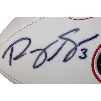 Roquan Smith Autographed Georgia Bulldogs Logo Football