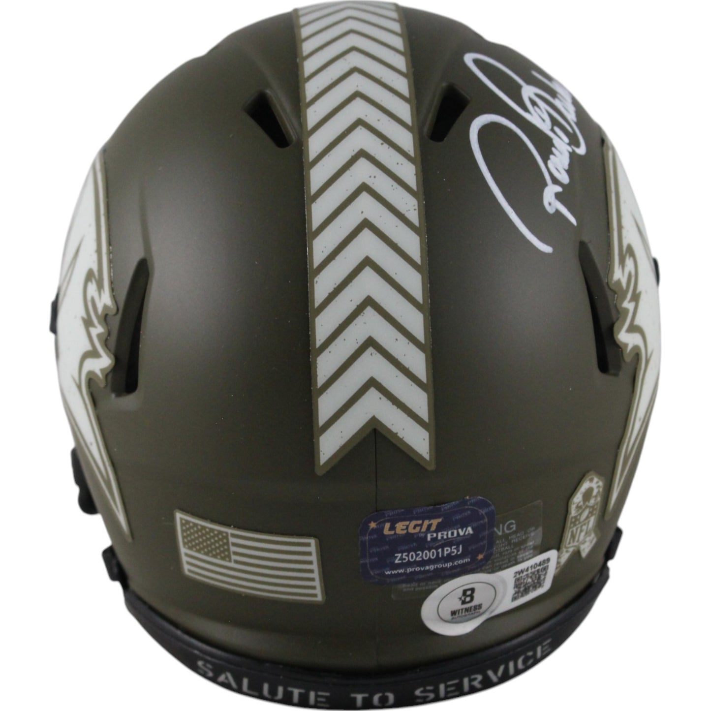 Ronde Barber Autographed Tampa Bay Buccaneers STS Mini Helmet (Beckett)