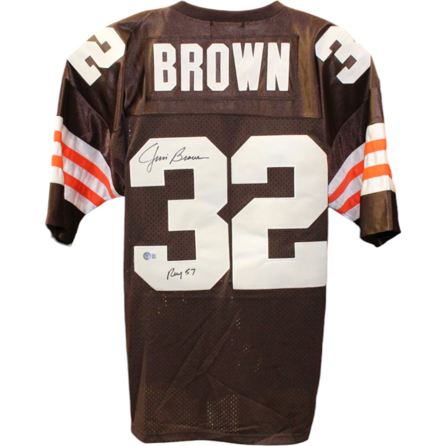 Jim Brown Signed Cleveland Browns Players of the Century Jersey (ROY)