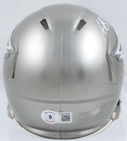 A.J. Brown Autographed Philadelphia Eagles Flash Mini Helmet
