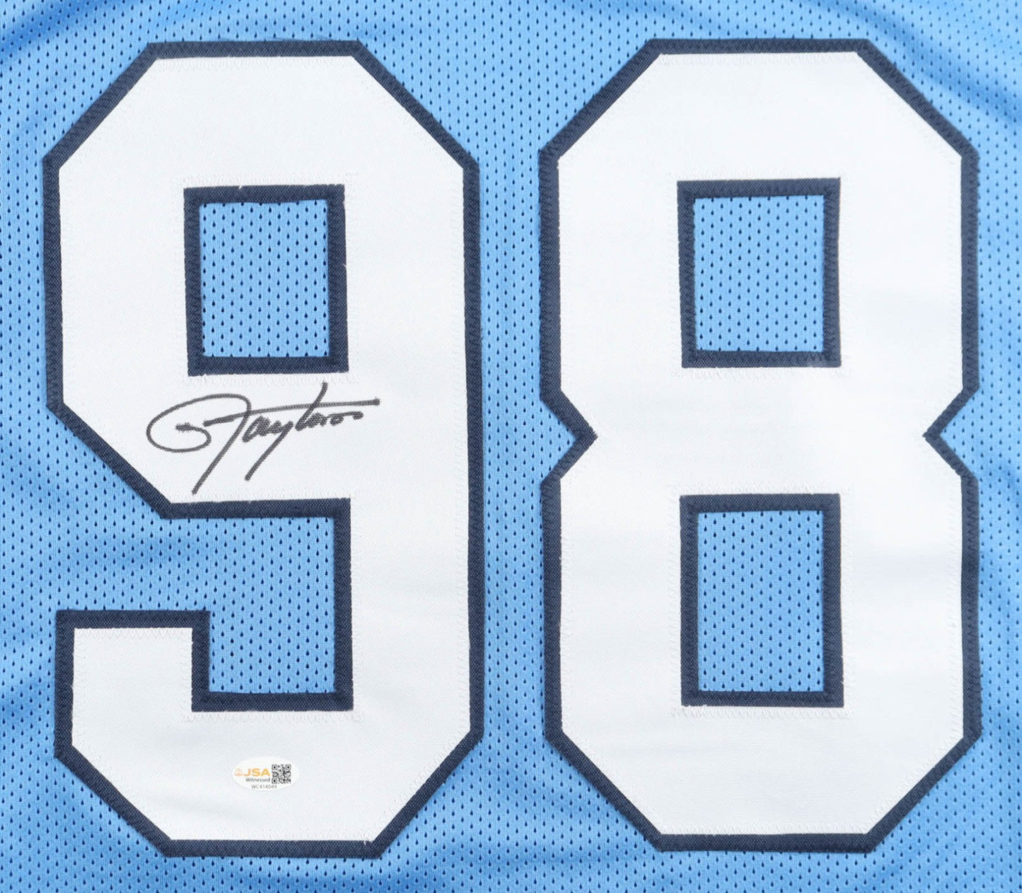 Lawrence Taylor Signed North Carolina Tar Heels Custom Jersey (JSA COA)