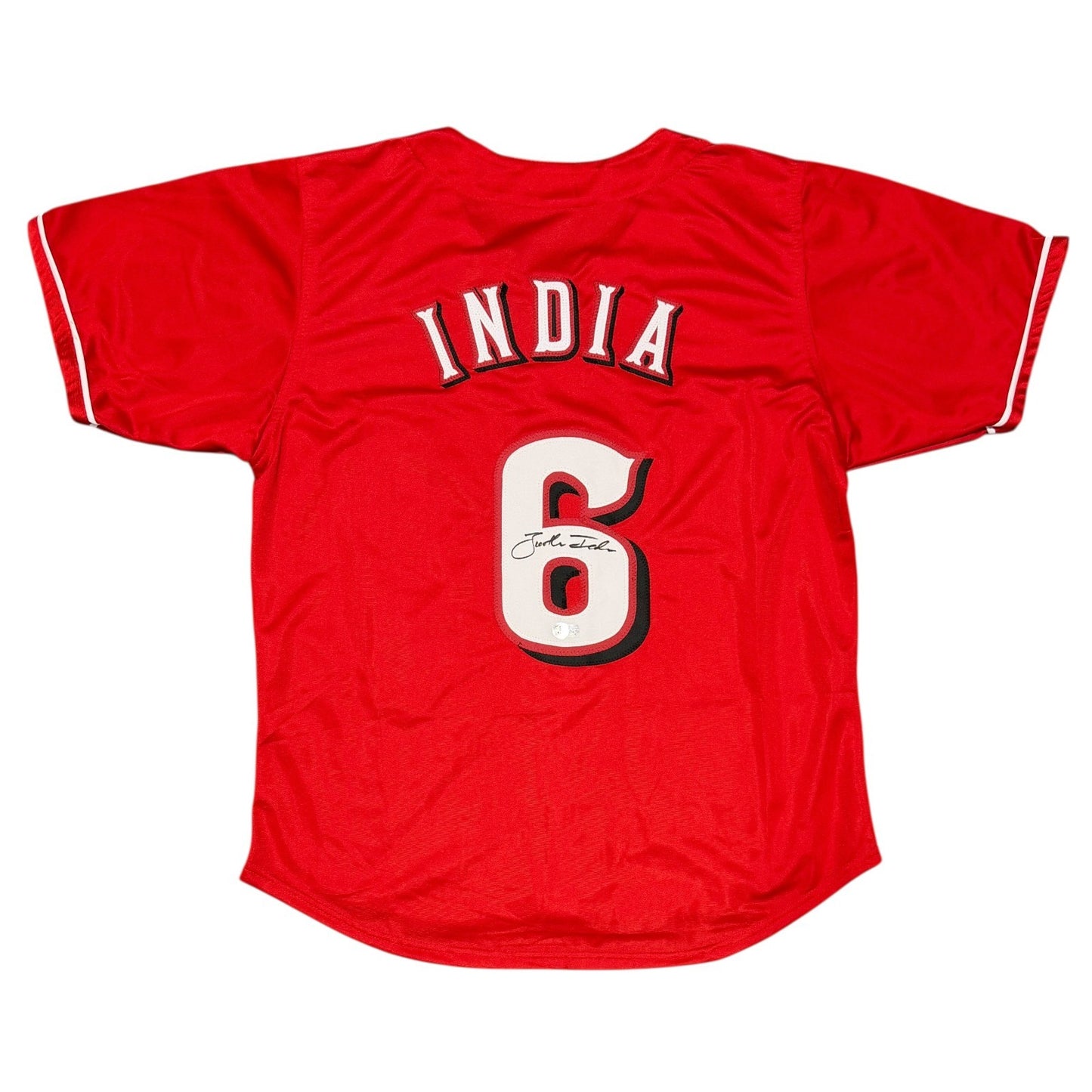 Jonathan India Signed Cincinnati Reds Custom Baseball Jersey (Beckett COA)