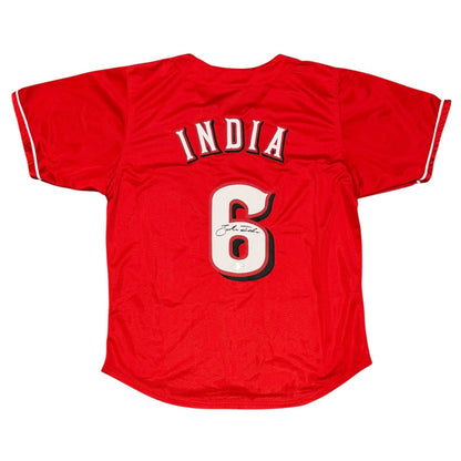 Jonathan India Signed Cincinnati Reds Custom Baseball Jersey (Beckett COA)
