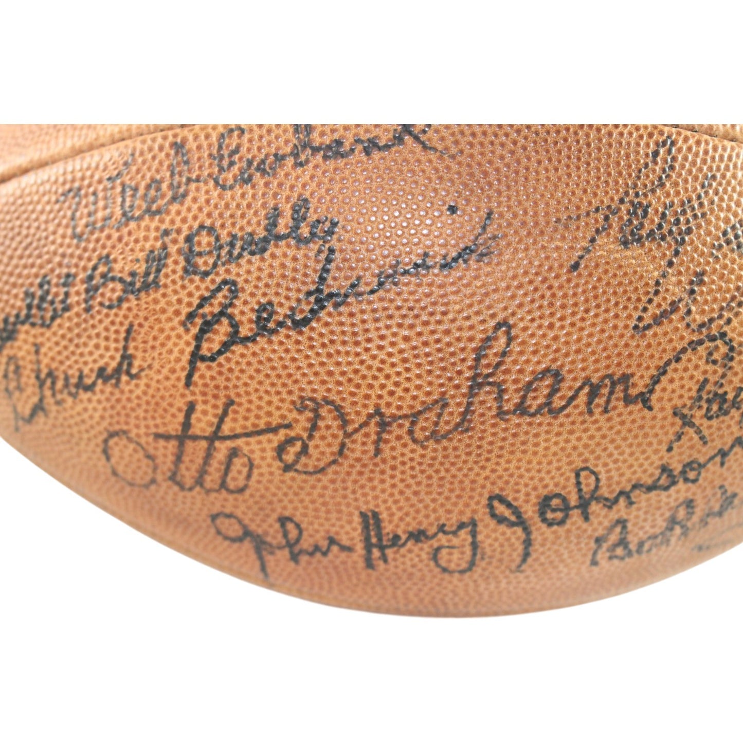 Dawson, Csonka & Van Buren Multi-Signed Wilson Rozelle NFL Football