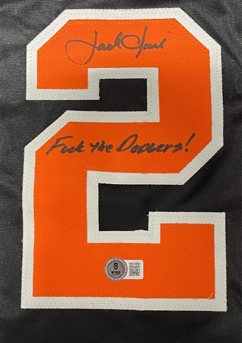 Jack Clark San Francisco Giants Signed Custom Jersey (F**k the Dodgers)
